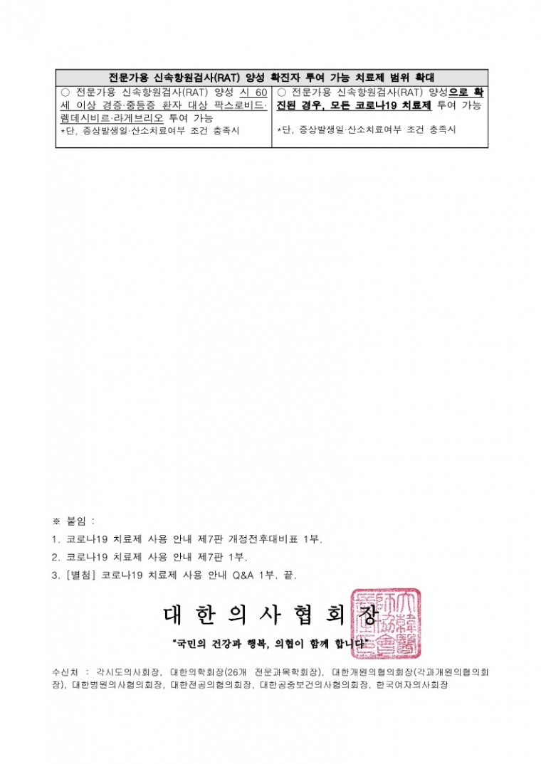 220516[발송] 코로나19 치료제 사용 안내서(제7판) 개정 안내(중앙방역대책본부)_2.jpg